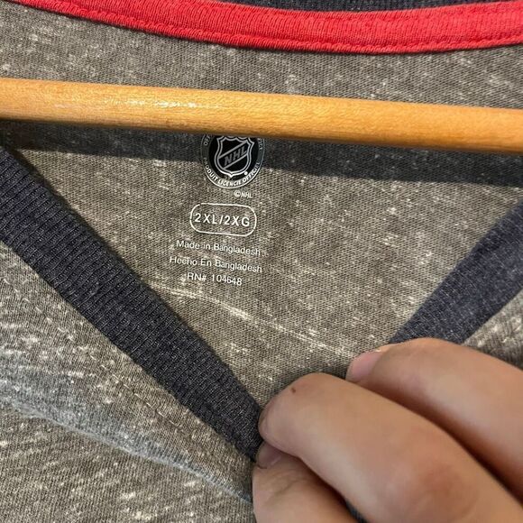 NHL Vintage style Columbus Blue Jackets Hockey light weight long sleeve pullover - Picture 5 of 6